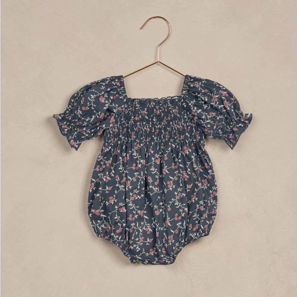 Noralee HAZEL ROMPER || MIDNIGHT GARDEN 18 months